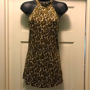 Guess Wraparound Cheetah Top Sz Sm Petite